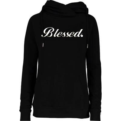 Blessed Signature Womens Funnel Neck Pullover Hood