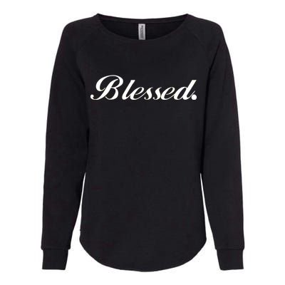 Blessed Signature Womens California Wash Sweatshirt