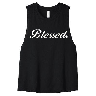 Blessed Signature Women's Racerback Cropped Tank