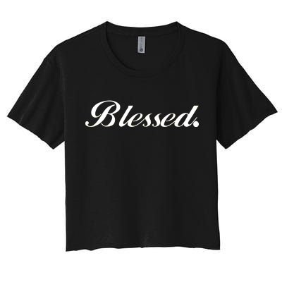 Blessed Signature Women's Crop Top Tee