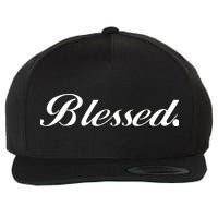 Blessed Signature Wool Snapback Cap