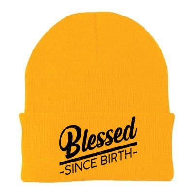 Blessed Since Birth Knit Cap Winter Beanie