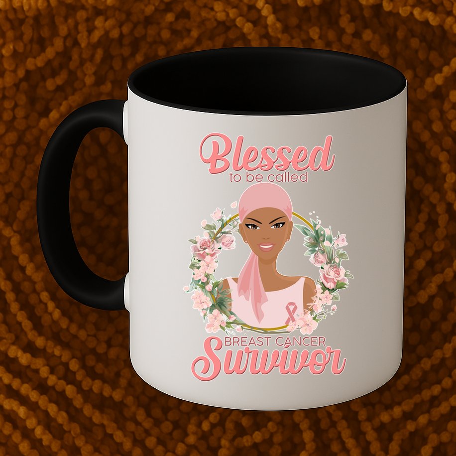 Blessed To Be Call Breast Cancer Survivor Pink Warrior Mug