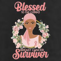 Blessed To Be Call Breast Cancer Survivor Pink Warrior Beanie
