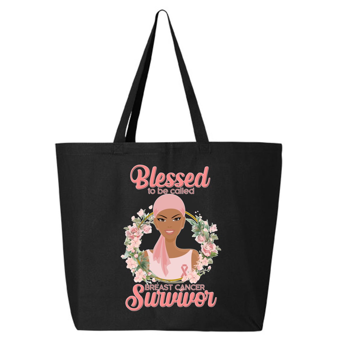 Blessed To Be Call Breast Cancer Survivor Pink Warrior 25L Jumbo Tote