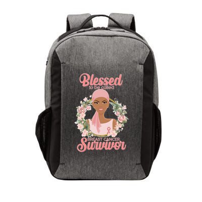 Blessed To Be Call Breast Cancer Survivor Pink Warrior Vector Backpack