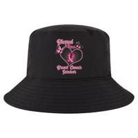 Blessed To Be Called Breast Cancer Survivor Butterflies Ribbon Cross Cool Comfort Performance Bucket Hat