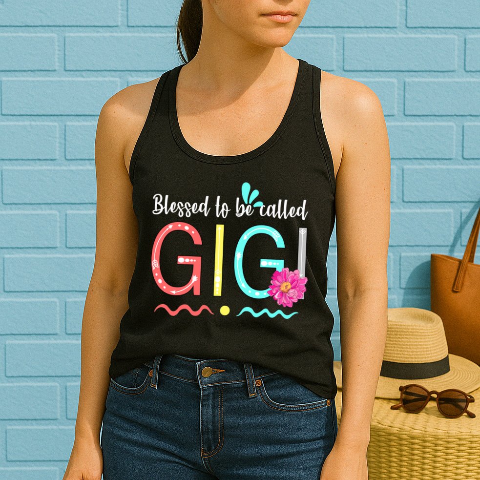 Blessed To Be Called Gigi Womens Tank Top