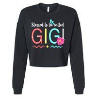 Blessed To Be Called Gigi Cropped Pullover Crew