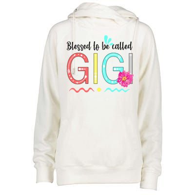 Blessed To Be Called Gigi Womens Funnel Neck Pullover Hood