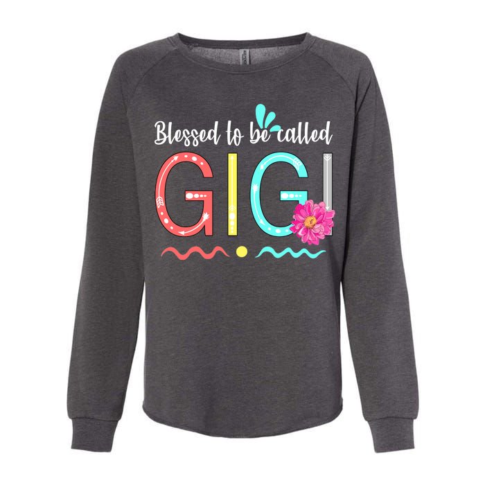 Blessed To Be Called Gigi Womens California Wash Sweatshirt