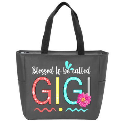 Blessed To Be Called Gigi Zip Tote Bag