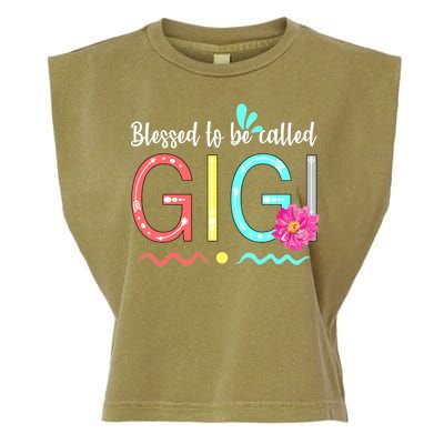 Blessed To Be Called Gigi Garment-Dyed Women's Muscle Tee