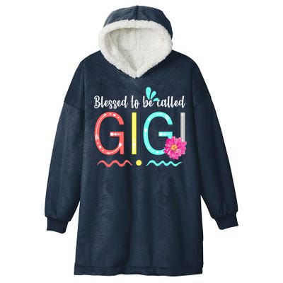 Blessed To Be Called Gigi Hooded Wearable Blanket