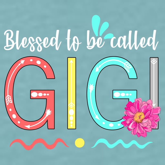 Blessed To Be Called Gigi Sueded Cloud Jersey T-Shirt