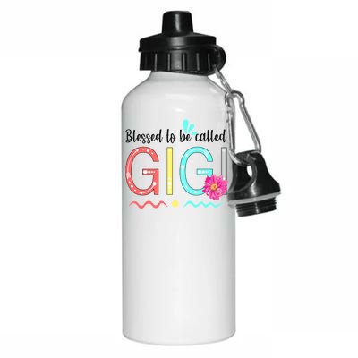 Blessed To Be Called Gigi Aluminum Water Bottle