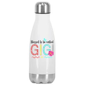 Blessed To Be Called Gigi Stainless Steel Insulated Water Bottle