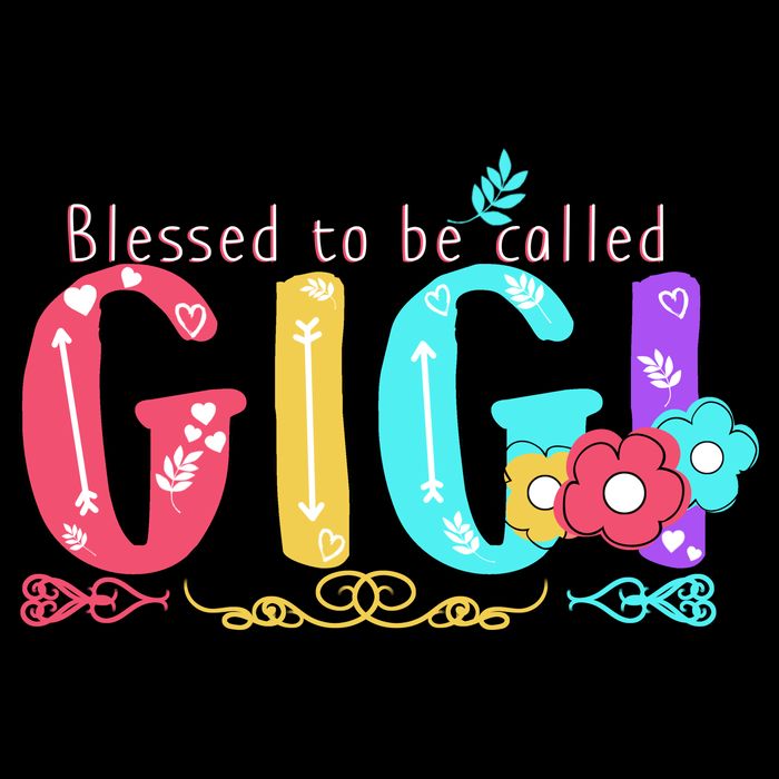 Blessed To Be Called Gigi Cute Floral Sustainable Bucket Hat