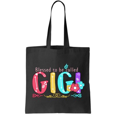 Blessed To Be Called Gigi Cute Floral Bag