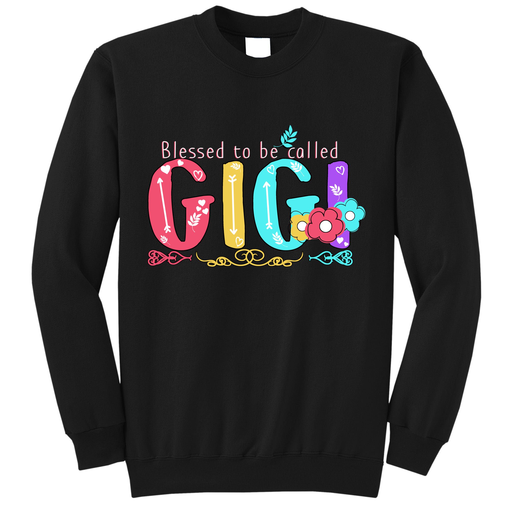 Blessed To Be Called Gigi Cute Floral Tall Sweatshirt