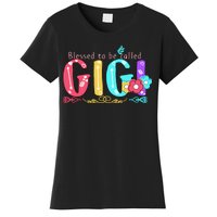 Blessed To Be Called Gigi Cute Floral Women's T-Shirt