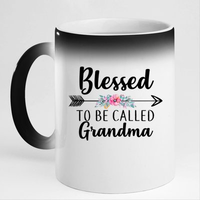 Blessed To Be Called Grandma 11oz Black Color Changing Mug