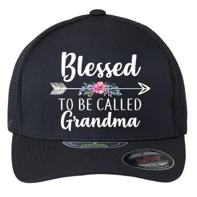 Blessed To Be Called Grandma Flexfit Unipanel Trucker Cap