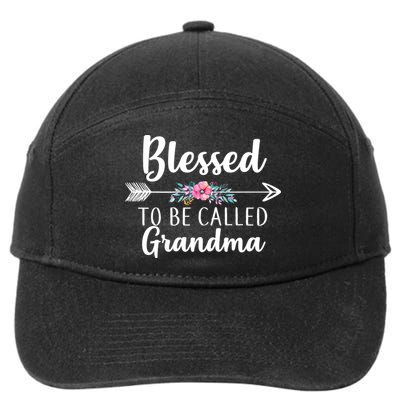 Blessed To Be Called Grandma 7-Panel Snapback Hat