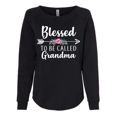 Blessed To Be Called Grandma Womens California Wash Sweatshirt