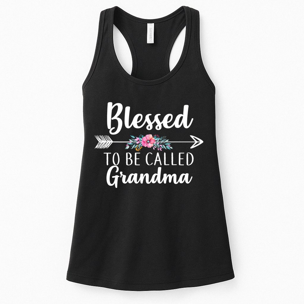 Blessed To Be Called Grandma Womens Tank Top