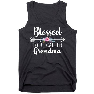 Blessed To Be Called Grandma Tank Top