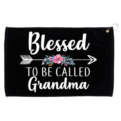 Blessed To Be Called Grandma Grommeted Golf Towel