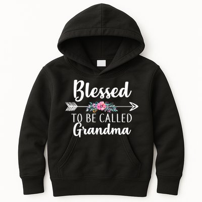 Blessed To Be Called Grandma Kids Hoodie
