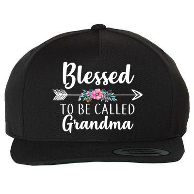 Blessed To Be Called Grandma Wool Snapback Cap