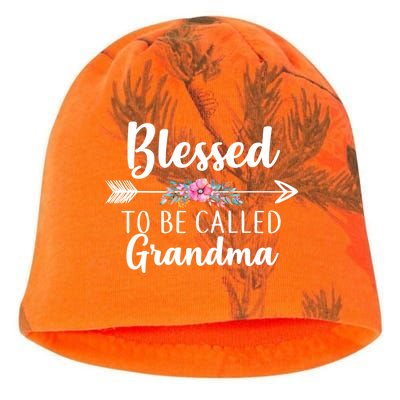 Blessed To Be Called Grandma Kati - Camo Knit Beanie