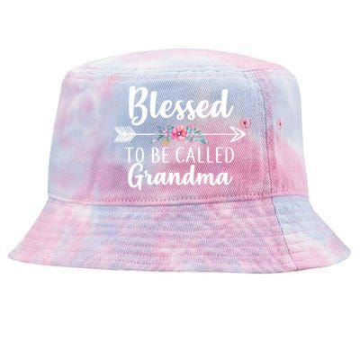 Blessed To Be Called Grandma Tie-Dyed Bucket Hat