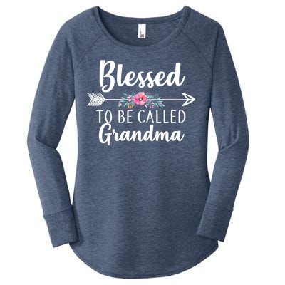 Blessed To Be Called Grandma Women's Perfect Tri Tunic Long Sleeve Shirt