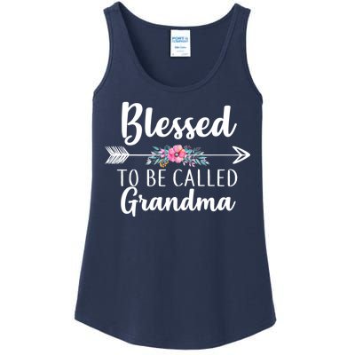 Blessed To Be Called Grandma Ladies Essential Tank