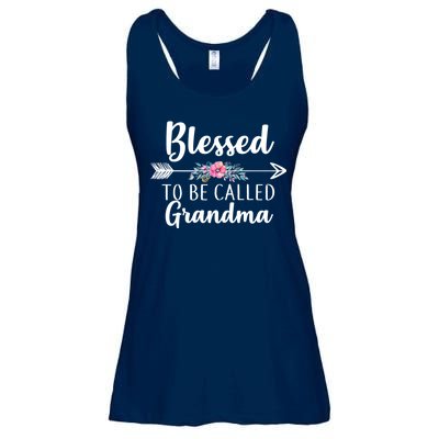 Blessed To Be Called Grandma Ladies Essential Flowy Tank