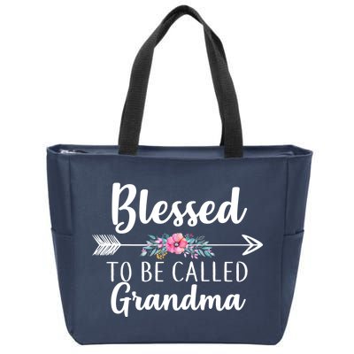 Blessed To Be Called Grandma Zip Tote Bag