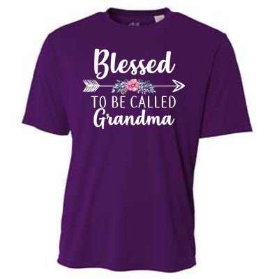 Blessed To Be Called Grandma Cooling Performance Crew T-Shirt