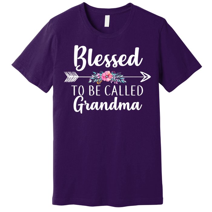 Blessed To Be Called Grandma Premium T-Shirt