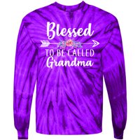 Blessed To Be Called Grandma Tie-Dye Long Sleeve Shirt