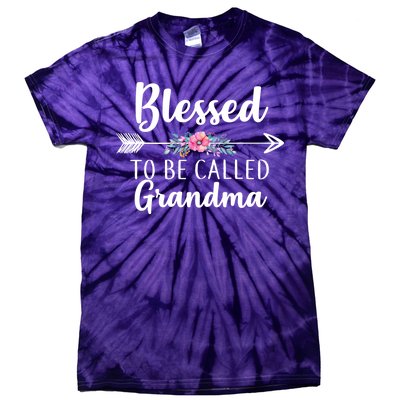 Blessed To Be Called Grandma Tie-Dye T-Shirt