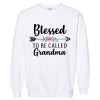 Blessed To Be Called Grandma Garment-Dyed Sweatshirt