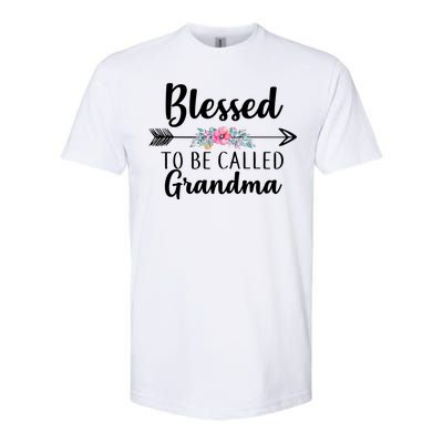 Blessed To Be Called Grandma Softstyle CVC T-Shirt