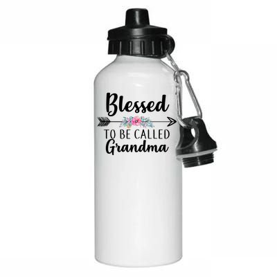 Blessed To Be Called Grandma Aluminum Water Bottle