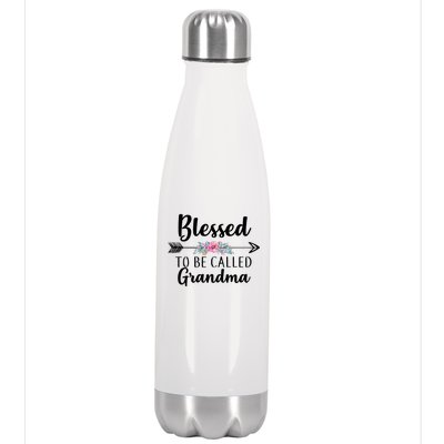 Blessed To Be Called Grandma Stainless Steel Insulated Water Bottle