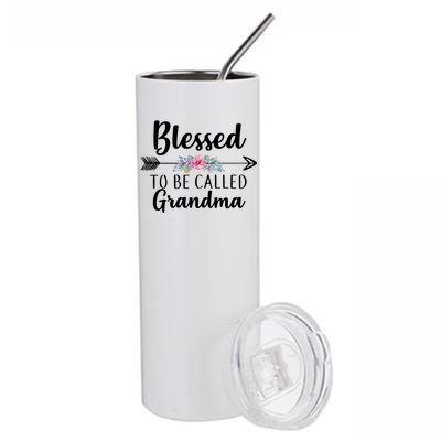 Blessed To Be Called Grandma Stainless Steel Tumbler