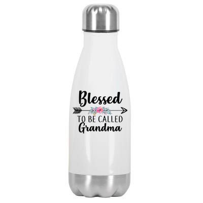 Blessed To Be Called Grandma Stainless Steel Insulated Water Bottle